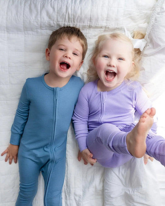 Blue Bamboo Romper Little Worldz