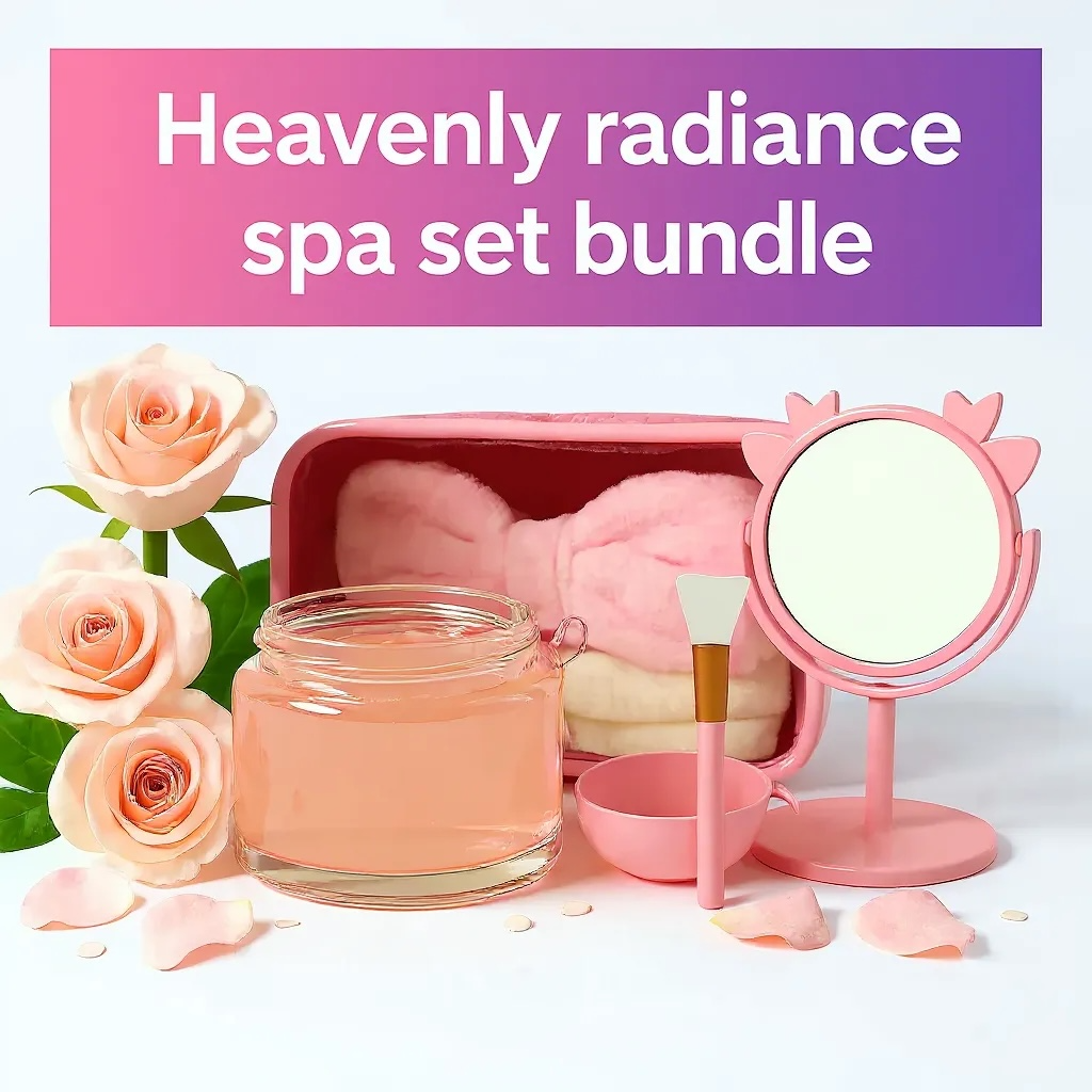 BUNDLE & SAVE- The Heavenly Radiance Spa set + Rose Jelly Mask