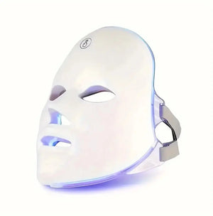 Full-Face 7-Light LED Therapy Mask – Heavenly Edition The Heaven’Ly Bonnets Shop