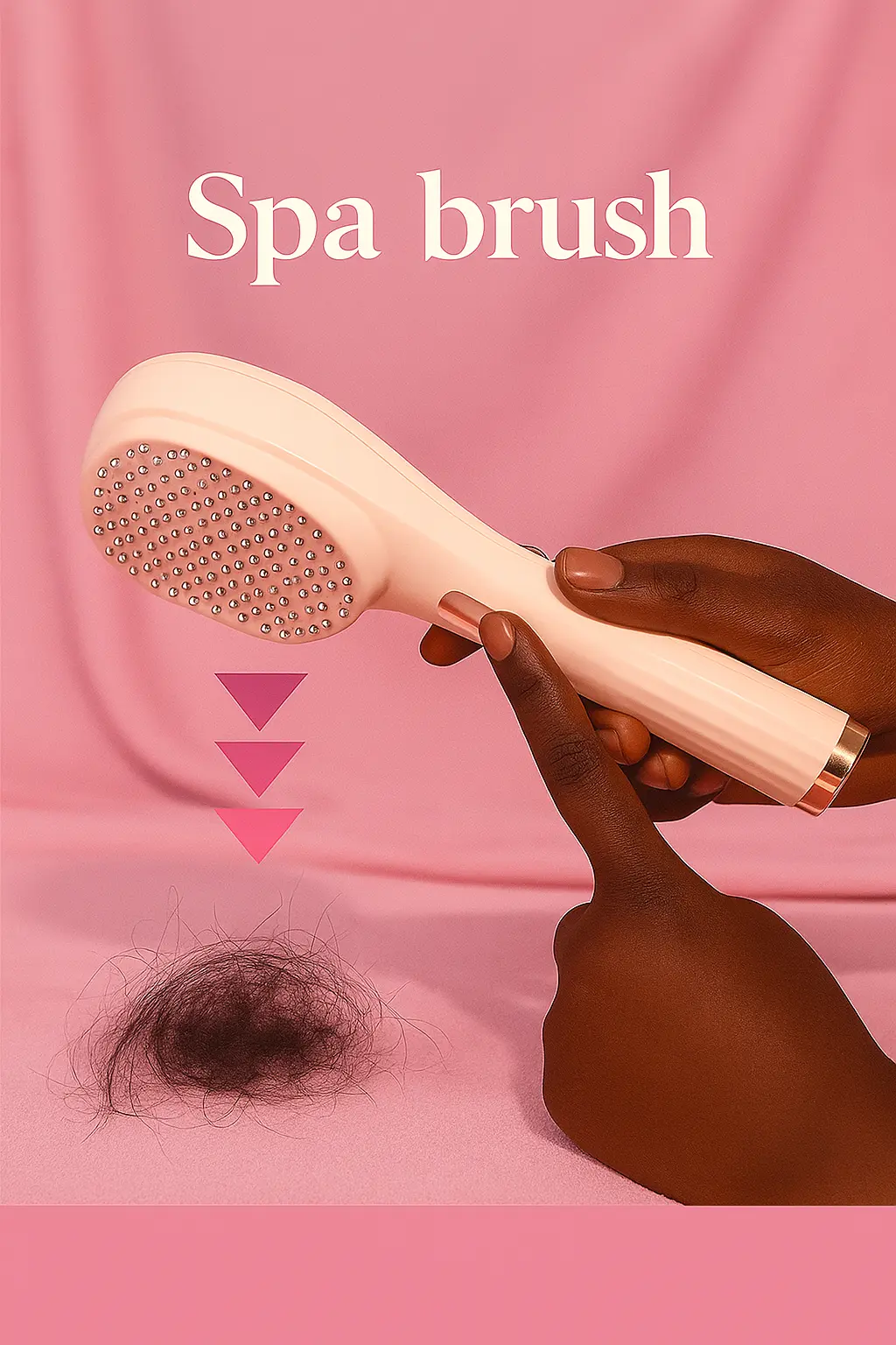 Self Cleaning Hair Brush & Scalp Massager- Never Clean Your Brush Again The Heaven’Ly Bonnets Shop