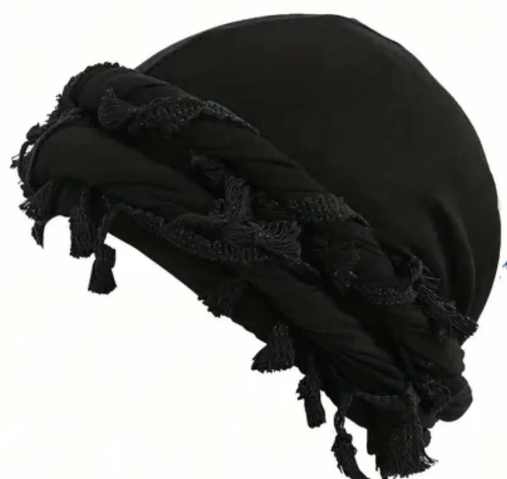 Men’s Pre-Tied Retro Satin Turban The Heaven’Ly Bonnets Shop
