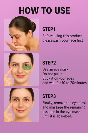 Heaven’Ly GlowEase Eye Mask: Refresh & Revive Naturally ( 7 Pack) The Heaven’Ly Bonnets Shop