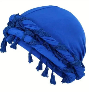 Men’s Pre-Tied Retro Satin Turban The Heaven’Ly Bonnets Shop