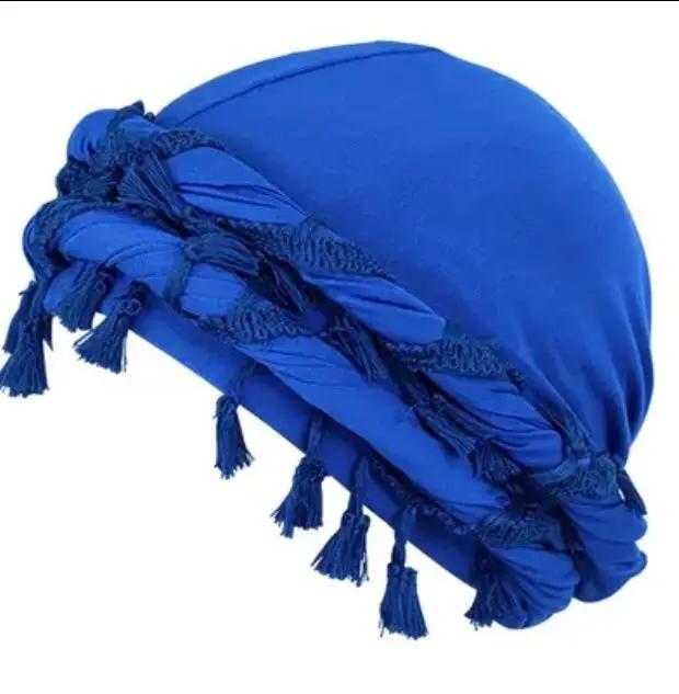 Men’s Pre-Tied Retro Satin Turban The Heaven’Ly Bonnets Shop