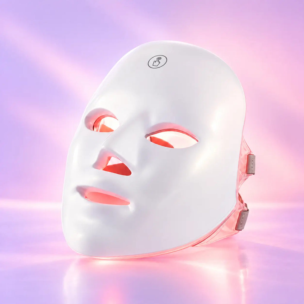 Full-Face 7-Light LED Therapy Mask – Heavenly Edition The Heaven’Ly Bonnets Shop
