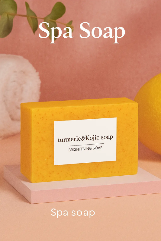 Glow Naturally with Our Turmeric & Kojic Brightening Soap 2Pck– Fade Dark Spots & Reveal Radiance! The Heaven’Ly Bonnets Shop