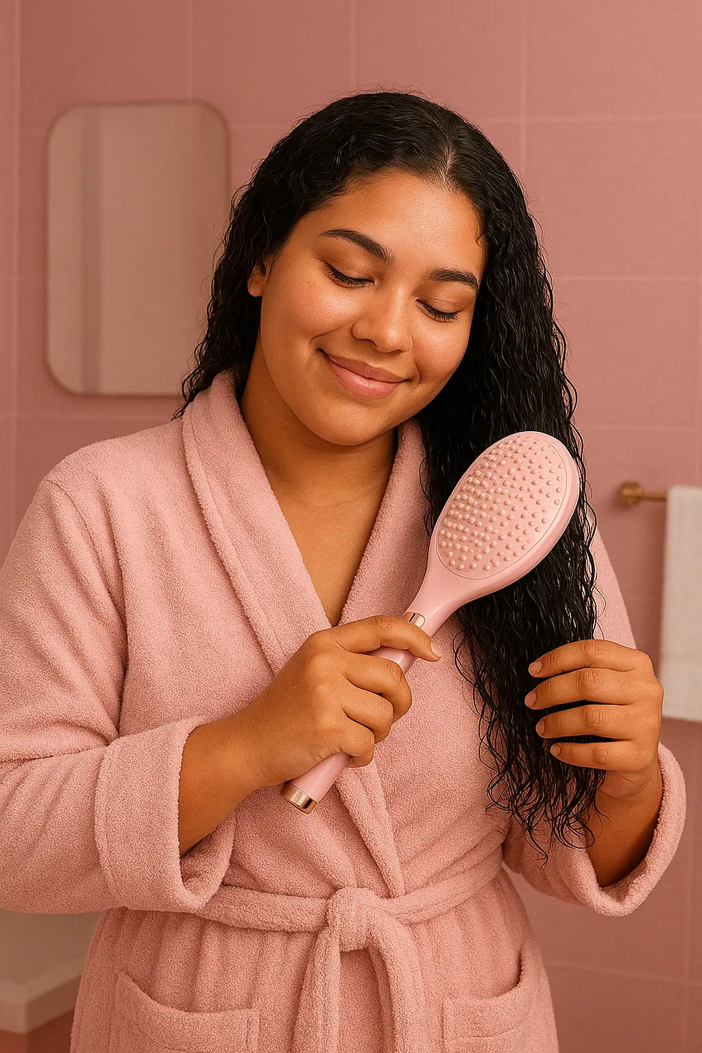 Self Cleaning Hair Brush & Scalp Massager- Never Clean Your Brush Again The Heaven’Ly Bonnets Shop