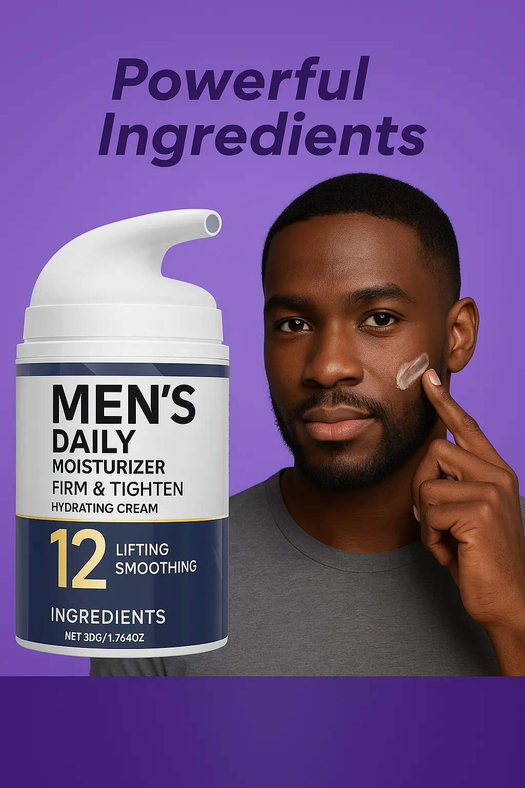 Heaven’Ly Men’s Collection – Daily Firm & Tighten Moisturizer The Heaven’Ly Bonnets Shop