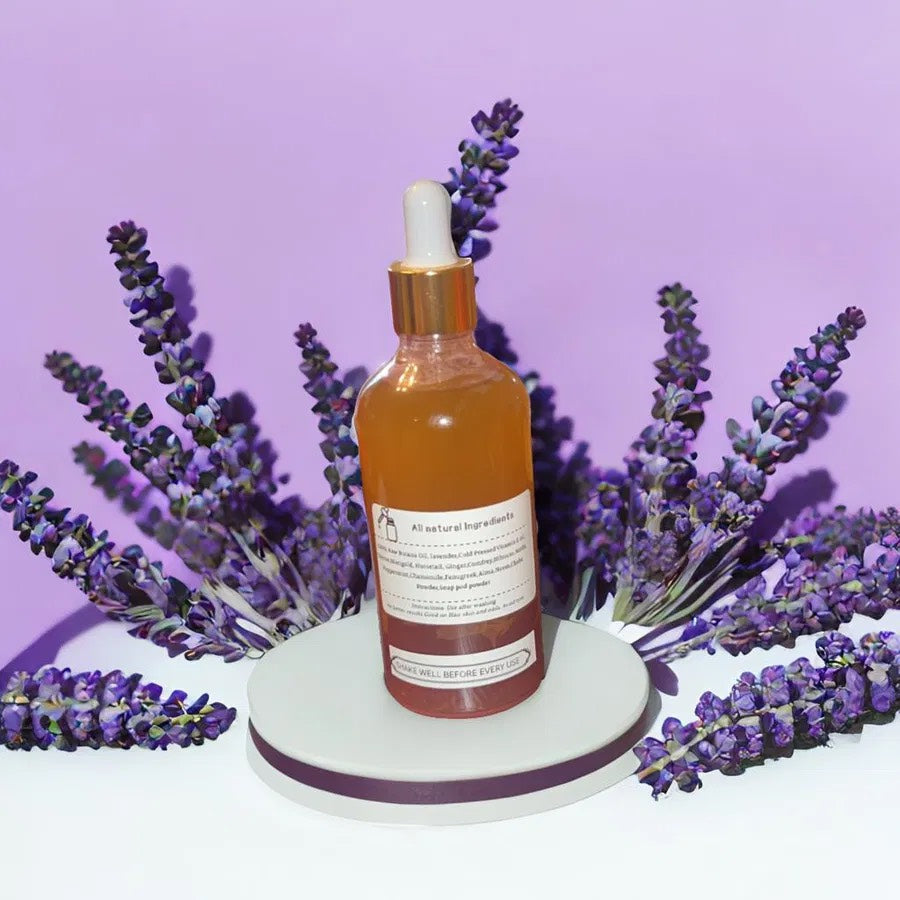 HEAVEN’LY BONNETS HAIR TEA BATANA OIL- LAVENDER SCENT