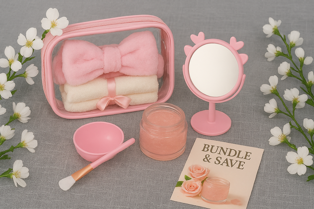 BUNDLE & SAVE- The Heavenly Radiance Spa set + Rose Jelly Mask