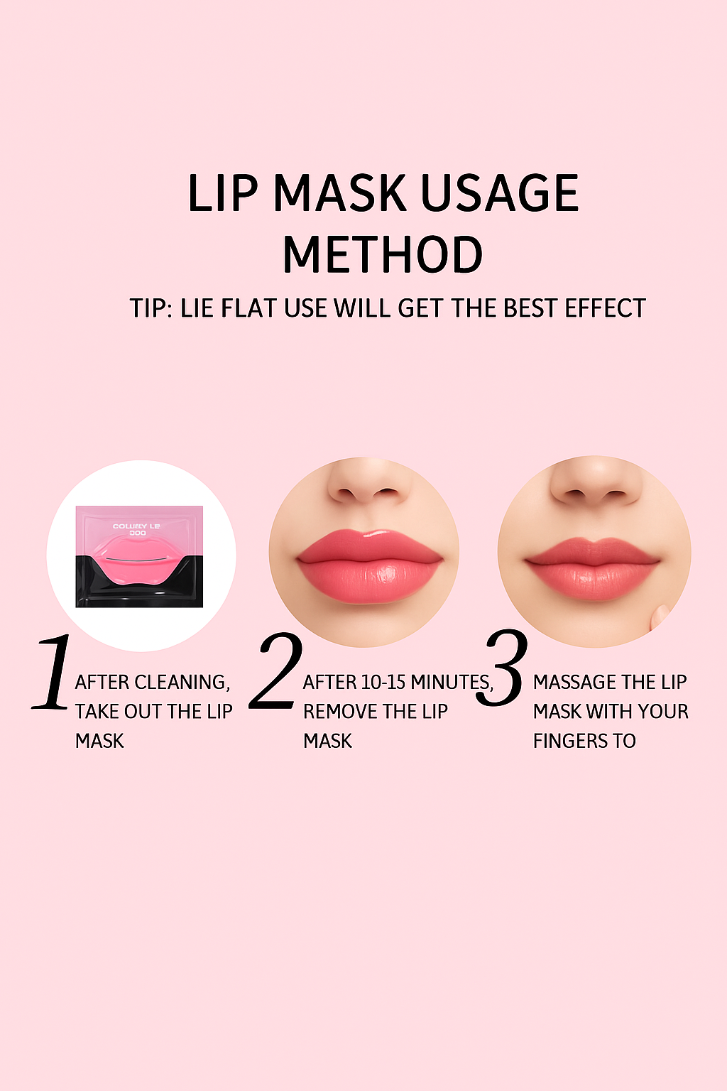 Collagen Lip Mask & Hyaluronic Eye Mask Set (6 Each) 12 Total ✨
