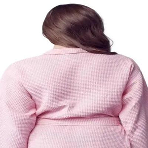 Knee-Length Waffle Kimono Robe for Women Lotus Linen