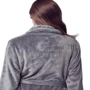 Women's Ultra Soft Plush Bathrobe Lotus Linen