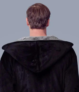 Men’s Robe with Hood – Ultra-Soft Plush Comfort for Everyday Use Lotus Linen