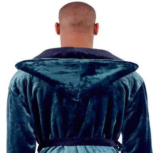 Men’s Robe with Hood – Ultra-Soft Plush Comfort for Everyday Use Lotus Linen