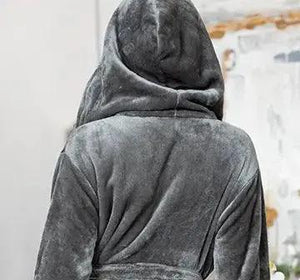 Women’s Plush Hooded Robe - Spa-Worthy Comfort at Home Lotus Linen