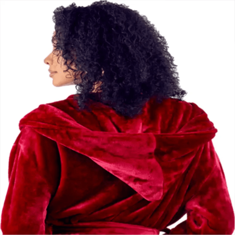 Women’s Plush Hooded Robe - Spa-Worthy Comfort at Home Lotus Linen