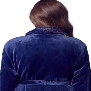 Women's Ultra Soft Plush Bathrobe Lotus Linen