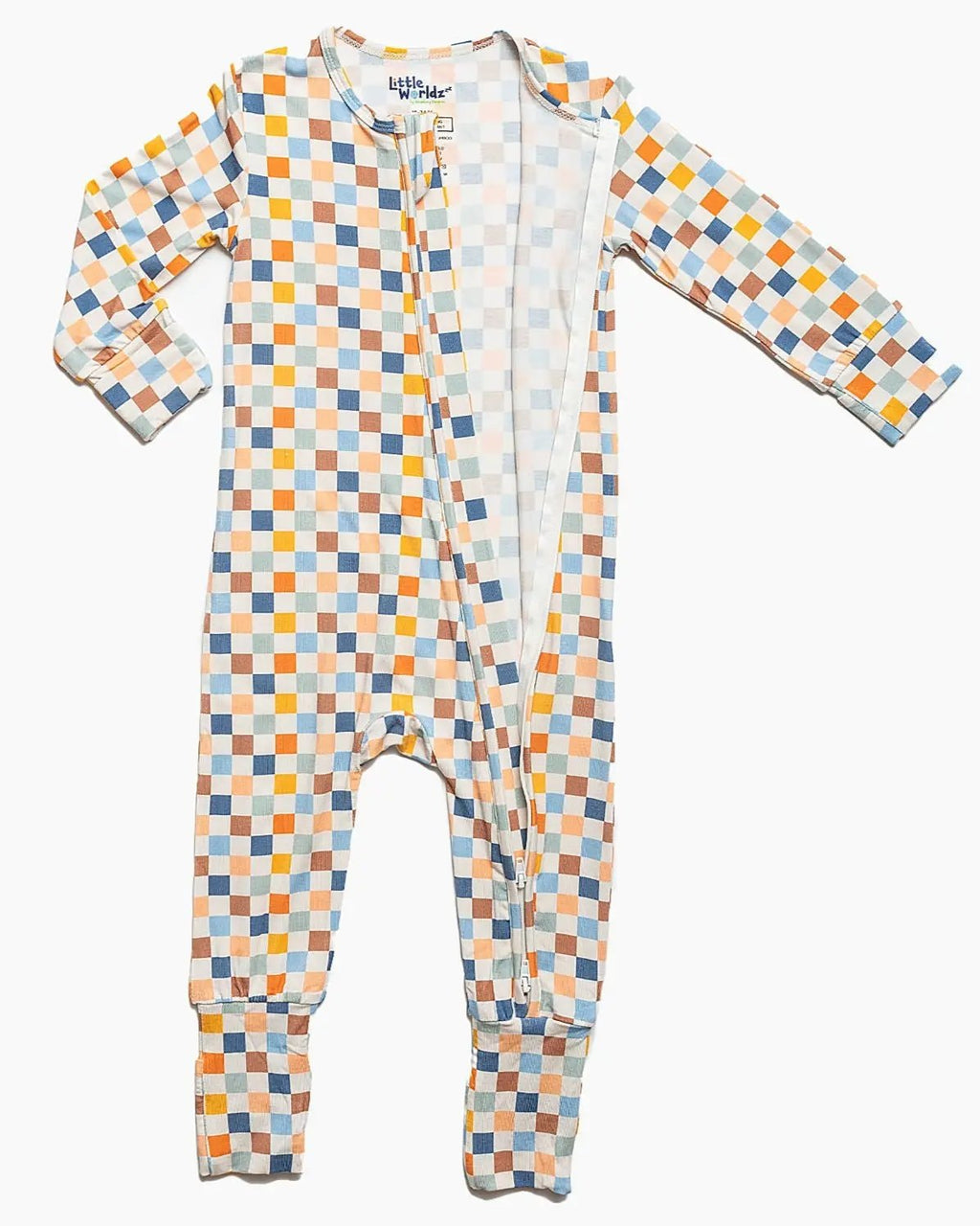 Checkered Bamboo Toddler Pajamas Little Worldz