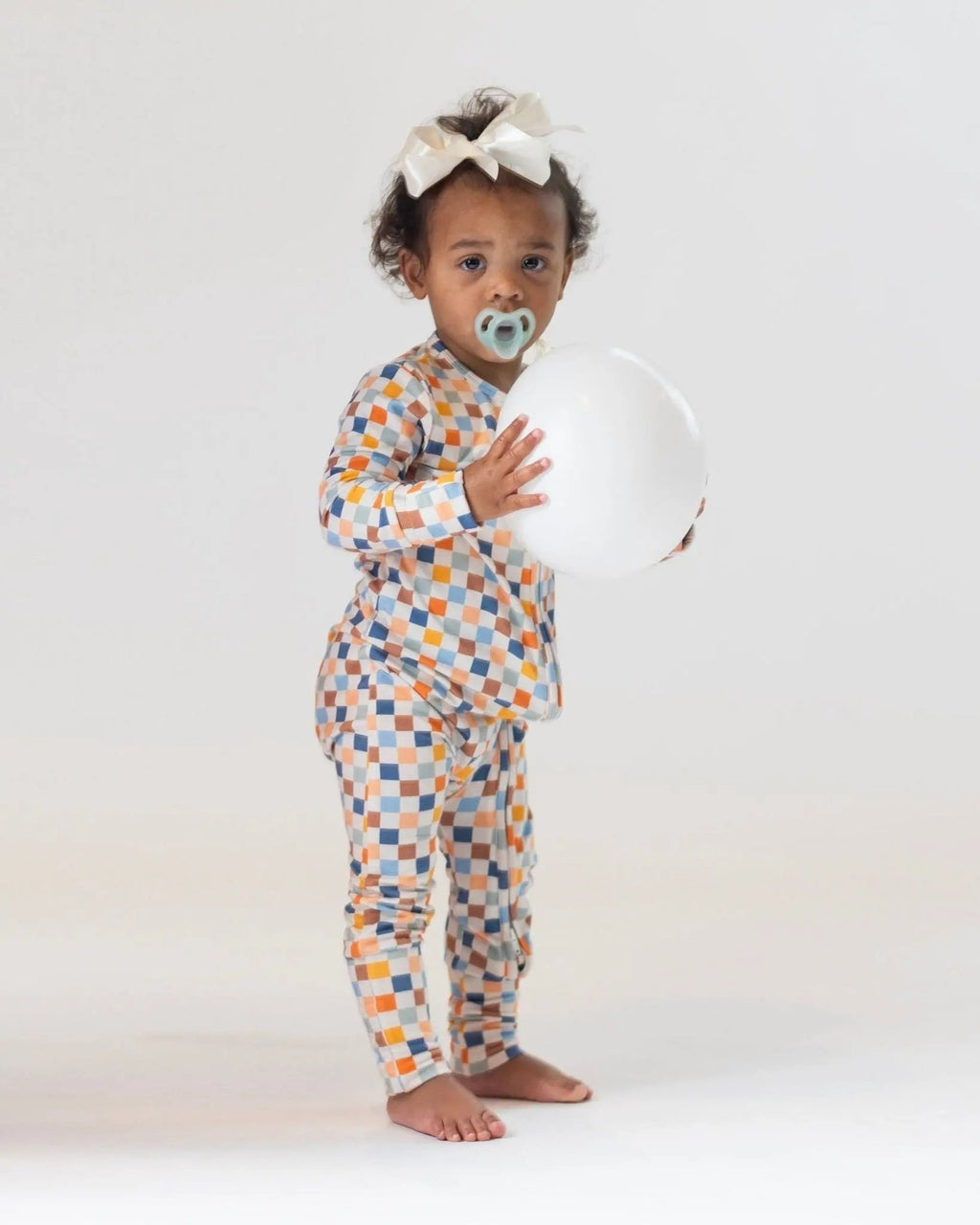 Checkered Bamboo Toddler Pajamas Little Worldz