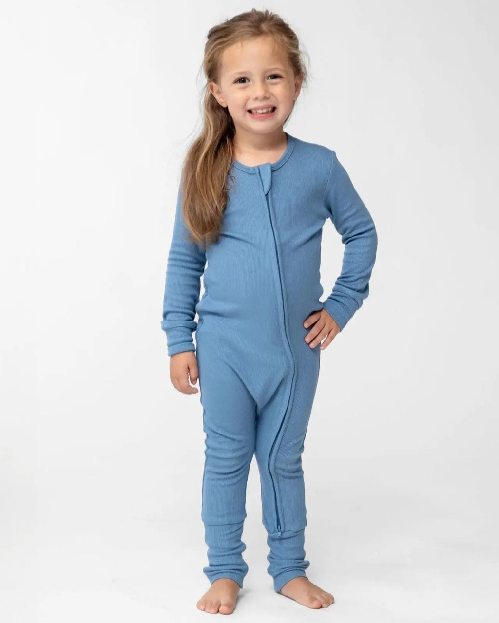 Blue Bamboo Romper Little Worldz