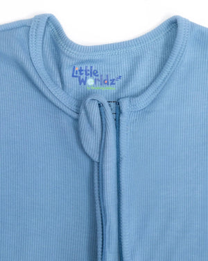 Blue Bamboo Romper Little Worldz