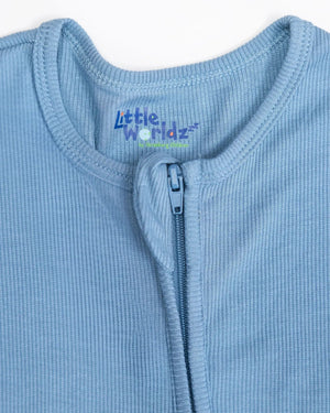 Blue Bamboo Romper Little Worldz