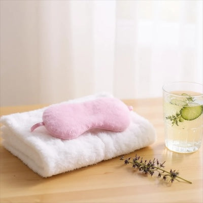 HEAVEN'LY PLUSH LUXURY SILK EYE MASK FOR BEAUTY SLEEP