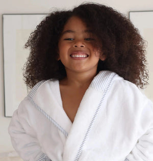 Kids Plush Robe – Ultra Soft, Safe & Cozy for Toddlers & Kids Lotus Linen