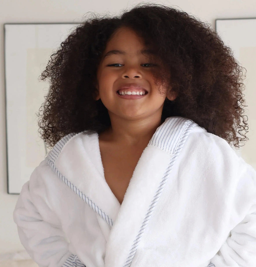 Kids Plush Robe – Ultra Soft, Safe & Cozy for Toddlers & Kids Lotus Linen