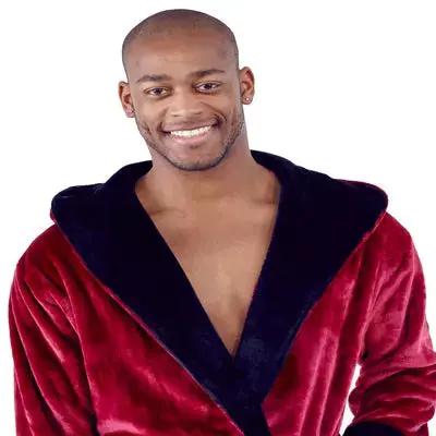 Men’s Robe with Hood – Ultra-Soft Plush Comfort for Everyday Use Lotus Linen