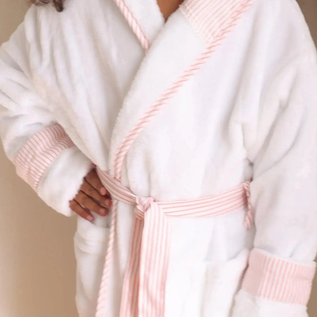 Kids Plush Robe – Ultra Soft, Safe & Cozy for Toddlers & Kids Lotus Linen