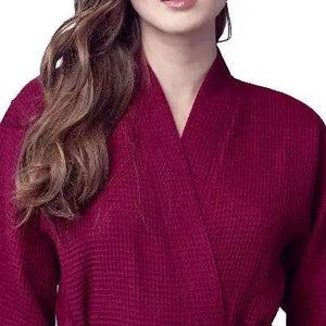 Waffle Robe Womens – Lightweight, Quick-Dry Spa Comfort Lotus Linen