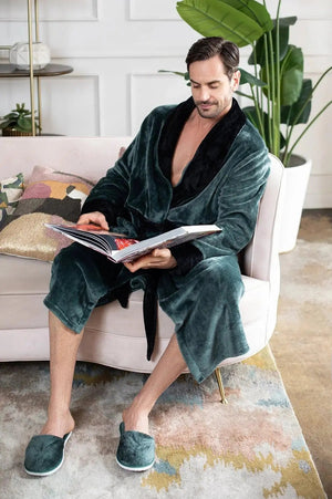 Cozy Mens Plush Robes – Built for Comfort, Designed to Last Lotus Linen