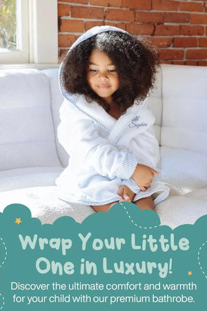 Kids Plush Robe – Ultra Soft, Safe & Cozy for Toddlers & Kids Lotus Linen