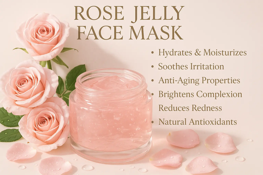 list benefits of rose jelly mask