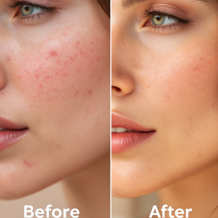 REDUCES VISABLE ACNE SCARS